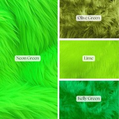 Valentina Textile Inc Faux Fur Luxury Shaggy 60 Inch Fabric by the Yard