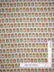 Multi Thread Spools In Rows Fabric By the Yard Cotton by QT Cute As A Button