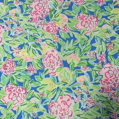 Lilly Pulitzer Cotton Poplin Fabric Multi Grove Garden 36″ X 57″