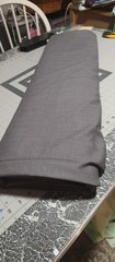 Gray Polyester Lightwieght Suiting Fabric. 13 yards x 54″ 7 pounds