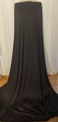 High-End Poly Knit Jersey 2Way Stretch Black Mediumweight Fabric By The Yd. 60″W