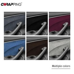 Car Interior Modification Stickers High-quality Suede Fabric Vinyl Auto Self-add