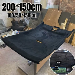 200X150Cm Suede Roof Lining Headliner Fabric Foam Material for Car Interior