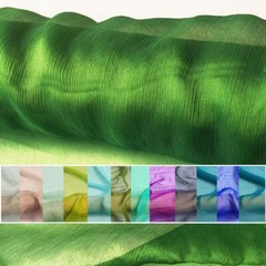 1yard X 1.3meter Mulberry Silk Chiffon Crepe Fabric Gauze Crinkled Georgette