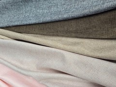 Polyester Burlap Fabric Sold by the Continuous Yard | Vintage Linen Fabric | 60″