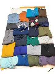 100% Wool Fabric Craft Material Up-Cycling Sweater Lot 17 Pounds 23 Pieces