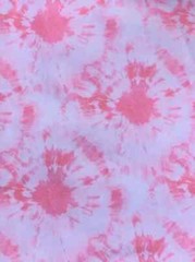 60” Width 100% Cotton Pink Tie Dye Stripe Fabric 1 Yard Piece Sewing Quilting