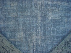 2-3/8Y Pollack 2463 Painter River Blue Silver Brush Stroke Upholstery Fabric