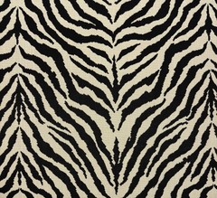 CLARENCE HOUSE BOUCLE ZEBRE NOIR ZEBRA EPINGLE VELVET FABRIC BY 1/2 YARD 51″W