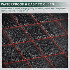63″ Wide Quilted Vinyl Faux Leather Foam Backed Car Headliner Upholstery By Yard