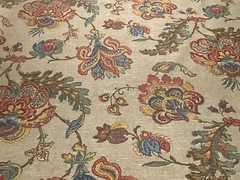 Kravet Vintage Cabala Printed Cotton Linen Fabric BTY Teflon Coated 14 Screens