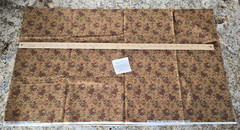 OOP Thimbleberries Club 2005 Circle of Love RJR Fabrics Floral on Golden Brown