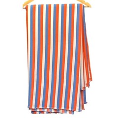 Vintage 70,s Striped Knibric Retro Mod Nautical Sporty 70s Style Yardage Summer