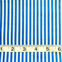 60” Width 100% Cotton Blue and White Stripe Fabric 1 Yard Pieces Sewing Quilting
