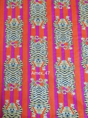 Hand Block Print Fabric Indian 100% Cotton Natural Vegetable Color 5 Yard Fabric