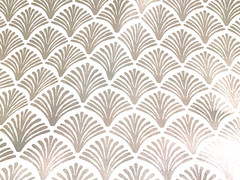 Richloom Outdoor Fabric Taupe Tropical Fan 54” W 5.25 Yard Lot