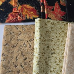 DESTASH Cotton Fabric Bundle Quilting Crafts Autumn/Fall Fat Quarters
