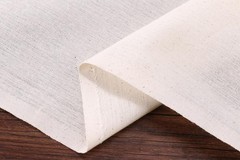 63In X 10.9 Yards 100% Cotton Muslin Fabric, Medium Weight Natural Unbleached Mu