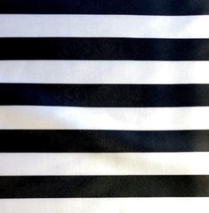 Striped Satin Black and White Fabric1 Inch Stripe 60″ By The Yard Light Weight