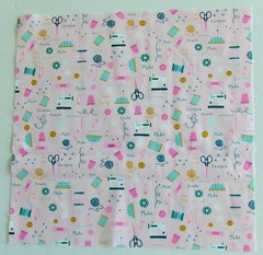 Cotton Fabric – Sewing Supplies Items – 1 Piece 10 1/2″ L x 10 1/2″ W
