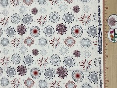 5 FQ Stars and Stripes Forever Patriotic Cotton Quilt Fabric Bundle Riley Blake