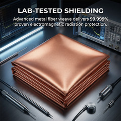 EMI EMF RF Protection Pure Copper Fabric-Blocking RFID Radiation signal