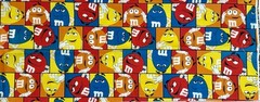 VTG M&Ms Fun Patch (Springs Creative)- Fat Eighth: 9” x 21”