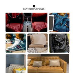Faux Leather Marine Vinyl Fabric Weatherproof for Car Upholstery Decoration Sew