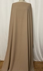 Pre-Shrunk 100% Worsted Wool Gabardine Dark Beige Fabric 1 Yard 14″ Long 59″Wide