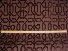 2Y Scalamandre VW 00507244 Wexford Espresso Chenille Lattice Upholstery Fabric
