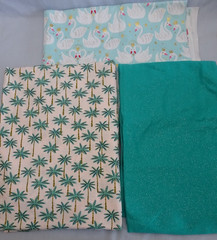 3.5+ YARD LOT cotton jersey knit 3 Different Patterns Doodles Jo-Ann