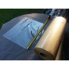 CLEAR VINYL Roll 24″ Wide x 12 FT golf carts, tents, roll ups, curtains, window