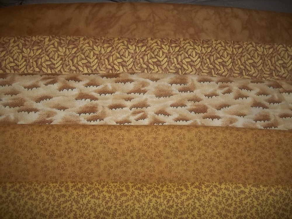GOLDEN BROWN tan TONAL blender Cotton QUILT Fabric U-PICK see INFO 1/2 yd BTHY