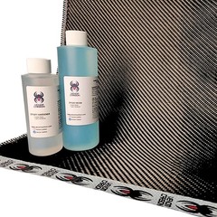12″ x 5FT Twill Weave Carbon Fiber Resin Kit