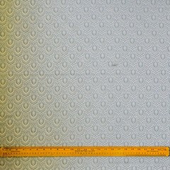 Teal & Cream Jacquard Weaved Fabric by the Yard, 54 inch width Blue Silk Fabric
