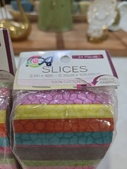 2 Packs of Creative Cuts 24 Piece Each (48 Total) Fabric Slices Quilting Sewing