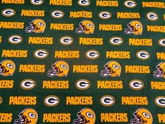 NFL GREENBAY PACKERS DESIGN 1/2 YARD PIECE 100% COTTON NEW 58″ WIDE NEW DESIGN