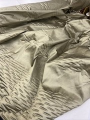 100% Silk Dupioni Fabric 54” Wide Sold By The Yard #306. Green