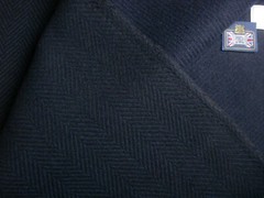 Elysian 100% WOOL COATING FABRIC = 730 g/m =MADE IN SCOTLAND FOR Max Mara =2.33m