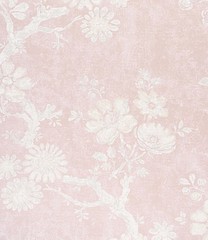 Thibaut Curtain Fabric ‘CLAUDETTE’ 2.5 METRES (250cm) BLUSH – LINEN BLEND