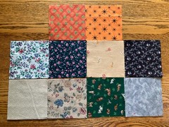 Lot 300, 5″ x 5″ Fabric Squares Precut Quilt Blocks 3 of Each All Pictured (1)