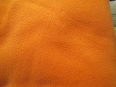 Blizzard Pre-Cut Orange Fleece Fabric – 2 pieces – Total of 1-1/2 yards – 58″W