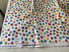 Flannel Quilting Sewing Fabric Lot Pink Green Peach Yellow White Watermelons