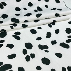 Holstein Cow Print Fabric #1654 by Fabric Traditions Vintage 1996 OOP 100%Cotton