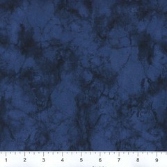 Navy Blue Marble Stone 100% Cotton Fabric by the 1/4 yard good for crafts