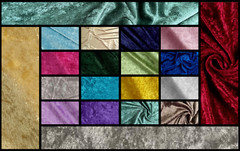 Sedona Designz 100% Panne Velvet Velour Fabric by The Yard, 60 Inches Wide
