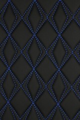 Vinyl Grain Quilted Faux Leather Upholstery Fabric | Butterfly 55″ 4mm Foam