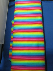 Fabric Traditions Cotton Fabric – Rainbow Stripe – 2 yards