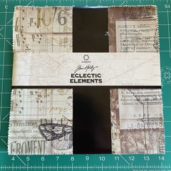 Tim Holtz Eclectic Elements; Foundations; Layer Cake 10” Charm Pack Fabric