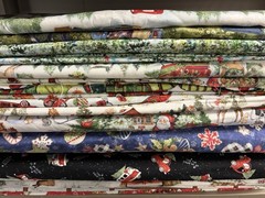 25 Yards Of New Flannel Christmas Winter Fabric FREE SHIPPING